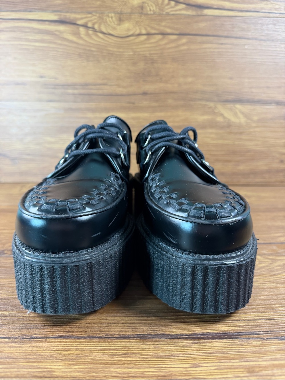 Demonia V-Creeper-402 Leather Shoes Platform Sneakers Women’s Size 9 (Men’s 7) - Picture 10 of 11